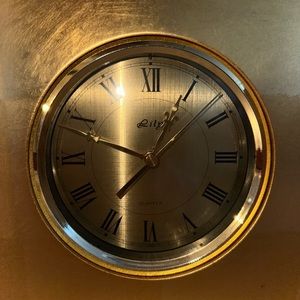 Cherry blossom bird Folding Screen Clock Japan Luxury golden color Hakuichi gift